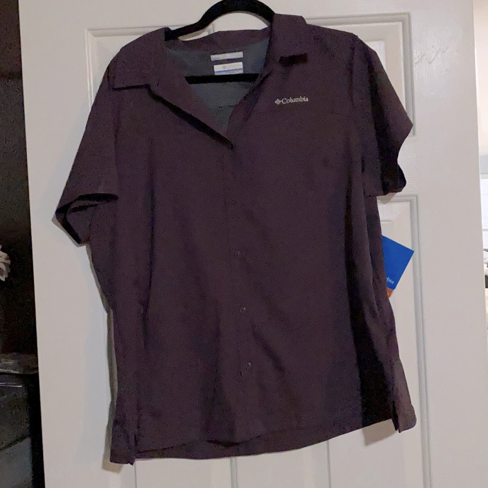 Columbia button down top